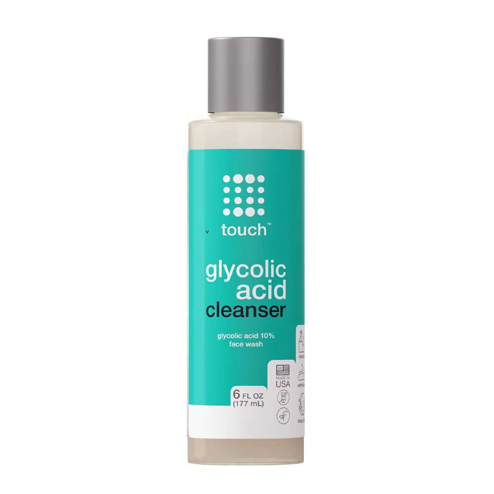 Glycolic acid face wash cleanser